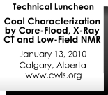 Coal Characterization by Core-Flood, X-ray CT and Low-Field NMR