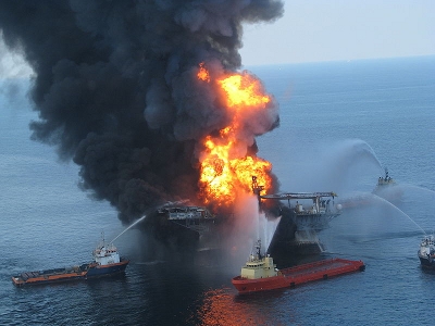 The Deepwater Horizon platform